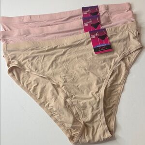Maidenform Assortment of High Leg Panties 3 Pairs Size XXL / 9